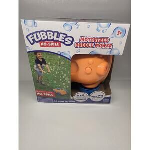 New FUBBLES No Spill Motorized Bubble Lawn Mower Ages 3+ Fun Bubble FAST US SHIP